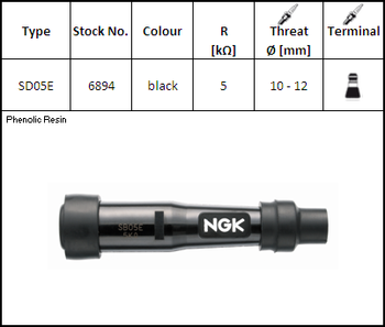 NGK Fajka Świecy SD05E (kod. 6894) YBX