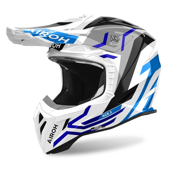 Kask motocyklowy Airoh Aviator Ace 2 Ground Blue Gloss