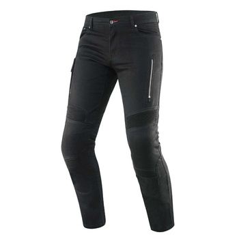 SPODNIE JEANS MOTOCYKLOWE REBELHORN VANDAL TWILL czarne