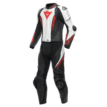 Kombinezon dwuczęściowy skórzany DAINESE LAGUNA SECA 5 czarny biały czerwony