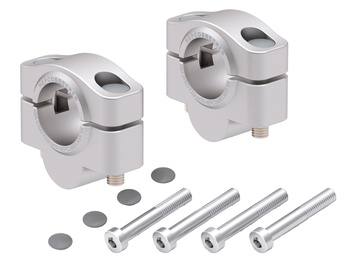 Podwyższenie kierownicy do Yamaha Ténéré 700 (2019-2024) 20 mm, srebrne