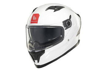 Kask integralny MT FF128SV BRAKER SV SOLID A0 GLOSS biały połysk