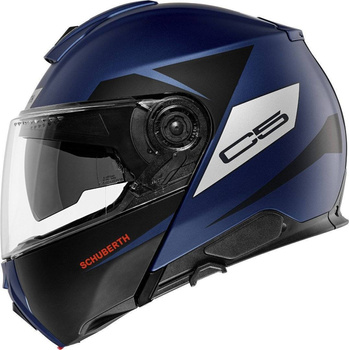 Kask motocyklowy szczękowy SCHUBERTH C5 Eclipse niebieski mat