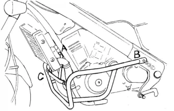 Honda NTV 650 (1988-1998) Gmol silnika