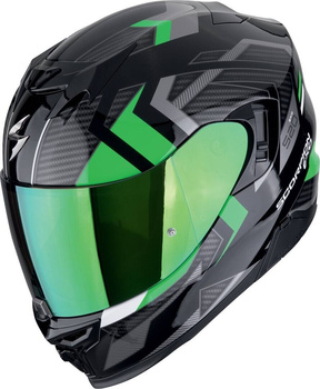 Kask motocyklowy integralny SCORPION EXO-520 EVO AIR SENSUS czarny zielony