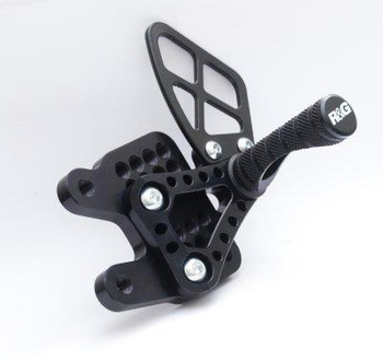 Podnóżki regulowane RG RACING YAMAHA YZF-R6 06-11 ZESTAW BLACK