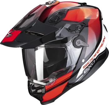 Kask motocyklowy integralny SCORPION ADF-9000 AIR czarno czerwony
