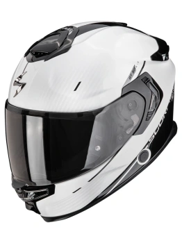 Kask motocyklowy integralny SCORPION EXO-GT SP AIR ASPHALT Pearl white-Black