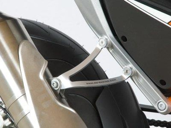 Mocowanie wydechu + zaślepka podnóżka RG RACING KTM 690 DUKE 12 / 690 DUKE R 13- SILVER