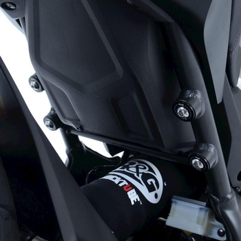 Zaślepka podnóżka RG RACING HONDA CB125R 18-/CB300R 18- POJEDYNCZA BLACK