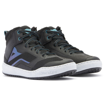 Buty motocyklowe damskie DAINESE SUBURB AIR WMN czarno-biało-niebieskie