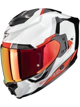 Kask motocyklowy integralny SCORPION EXO-1500 AIR ARENA White-Red