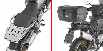 GIVI STELAŻ KUFRA CENTRALNEGO Z ALUMINIOWĄ PŁYTĄ MONOKEY - VOGE valico 900 dsx (24)