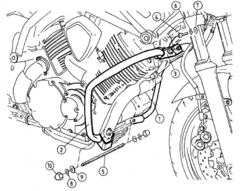 Yamaha BT 1100 Bulldog (2001-2006) Gmol silnika