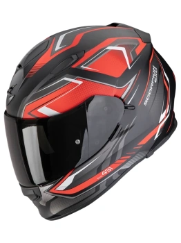 Kask motocyklowy integralny SCORPION EXO-491 ZUMO Matt Black-Red