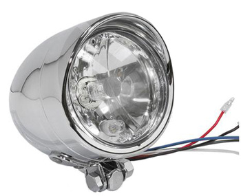 Reflektor chrom daszek MOTRIX 669-11610E-VD 4 CALE - H4