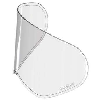 Naklejka nieparująca FOGCITY EASY Enduro FCE003 - Folia anti-fog, uniwersalna na wizjery kasków off-road