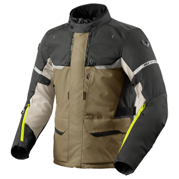 Kurtka motocyklowa REV'IT Outback 4 H2O zielono szara