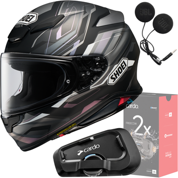 Kask SHOEI NXR 2 CAPRICCIO TC-5 M + CARDO Interkom Freecom 2x Single