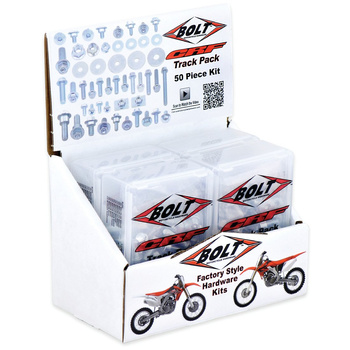 Ekspozytor + 6 x BOLT Track Pack II do Honda CRF