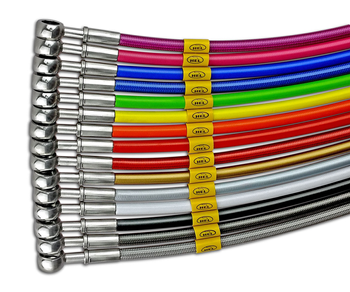 Przewody hamulcowe HEL przód + tył Cagiva Mito Evolution 2000-2007 P