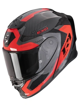 Kask motocyklowy integralny SCORPION EXO-R1 EVO CARBON AIR PROPEL Black-Red