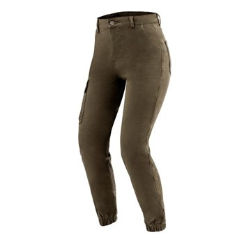 Spodnie Jeans Ozone Jane Lady Jogger Fit Olive