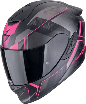 Kask motocyklowy integralny SCORPION EXO-1400 EVO II AIR INTENSIO czarny mat różowy