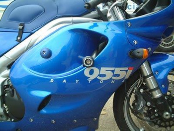 Crashpady Classic RG RACING TRIUMPH DAYTONA 955I 595 T595 BLACK