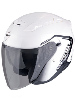 Kask motocyklowy otwarty SCORPION EXO-230 CIT-E White-Black