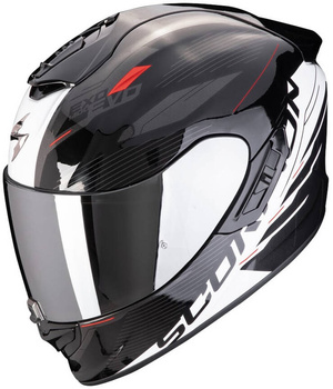 Kask motocyklowy integralny SCORPION EXO-1400 EVO II AIR LUMA czarny biały