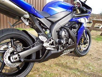 Crashpady Classic RG RACING YAMAHA YZF-R1 LOWERS 04-06 BLACK