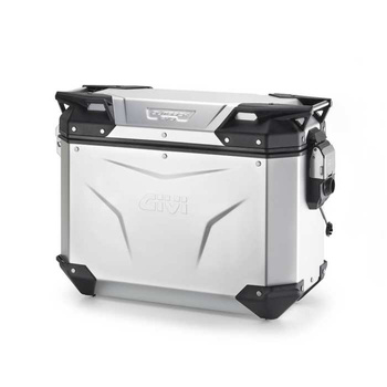 GIVI KUFER BOCZNY GIVI TREKKER OUTBACK EVO SMART OBKEV37AAL, 37 LITRÓW, ALUMINIOWY ANODYZOWANY (LEWY)