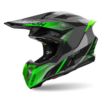 Kask motocyklowy Airoh Twist 3 Shard Green Gloss