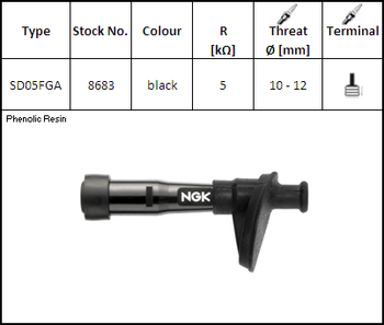 NGK Fajka Świecy SD05FGA (kod. 8683) YBX