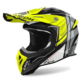 Kask motocyklowy Airoh Aviator Ace 2 Engine Yellow Gloss