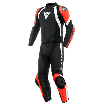 Kombinezon skórzany DAINESE AVRO 4 (2 cz) czarno czerwony