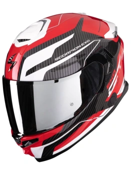Kask motocyklowy integralny SCORPION EXO-GT SP AIR FLEX Red-White