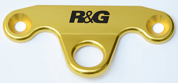UCHWYTY NA PASY TRANSPORTOWE RG RACING 2 SZT APRILIA RS660 21-/660 TUONO 21- GOLD