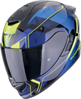 Kask motocyklowy integralny SCORPION EXO-1400 EVO II AIR INTENSIO czarny niebieski
