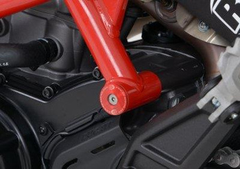 Zaślepka ramy RG RACING DUCATI HYPERMOTARD 820 / HYPERSTRADA 820LEWA LUB PRAWA ALUMINIUM RED