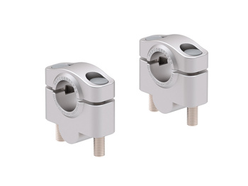 Podwyższenie kierownicy do Suzuki GSX 1250 FA (2010-2017), 25 mm - srebrne