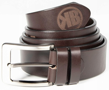 Pasek skórzany brązowy KONTRABANDA 120cm