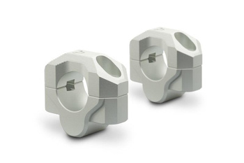 Zestaw podwyższający kierownicę 28mm podwyższenie 20mm SW-MOTECH silver