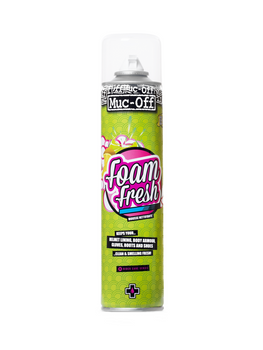 Muc-Off Pianka odświeżająca do kasku, butów i rękawic motocyklowych - 400ml - Foam Fresh
