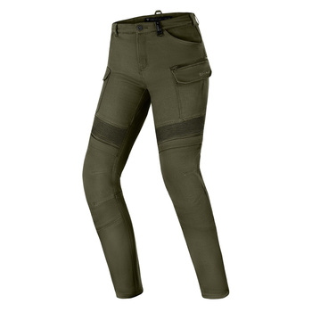 Spodnie jeansy motocyklowe damskie SHIMA GIRO 3.0 LADY PNT khaki