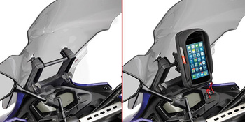 Poprzeczka GIVI do montażu GPS / SMARTPHONE - YAMAHA MT 07 TRACER(16-17)