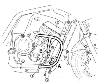 Yamaha FZS 1000 Fazer (2001-2005) Gmol silnika