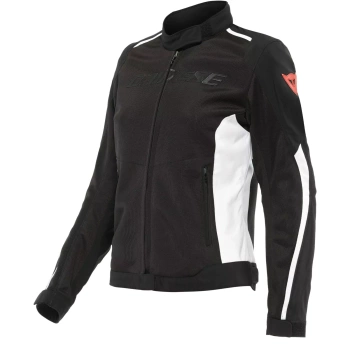 Kurtka motocyklowa damska tekstylna DAINESE HYDRAFLUX 2 AIR LADY D-DRY czarny biały