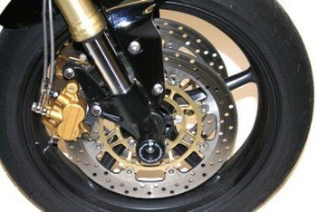 Slidery przedniego zawieszenia RG RACING TRIUMPH STREET TRIPLE 07 & 675 DAYTONA 06- BLACK